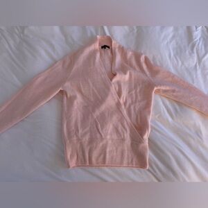 1. State - pink for VALENTINE’S DAY - V-neck Wrap Sweater - size S